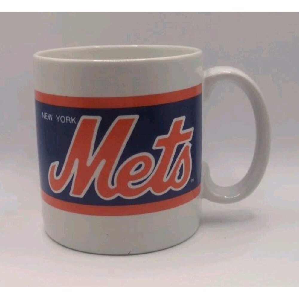 1980's NY Mets Coffee Mug Russ Belrie Made In Korea MLB